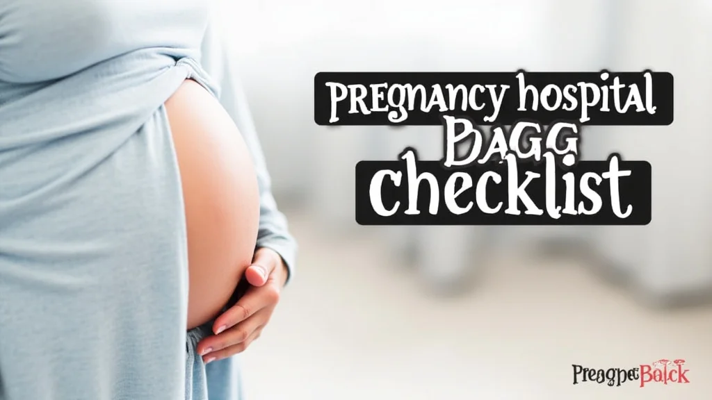 A Pregnancy Hospital Bag Checklist Printable Guide