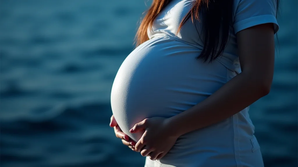 The image shows a fetal ultrasound screen displaying a baby, illustrating decoding third trimester ultrasound CPT codes.
