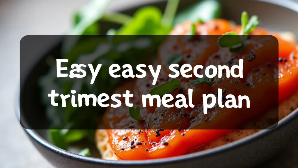Easy Second Trimester Meal Plan