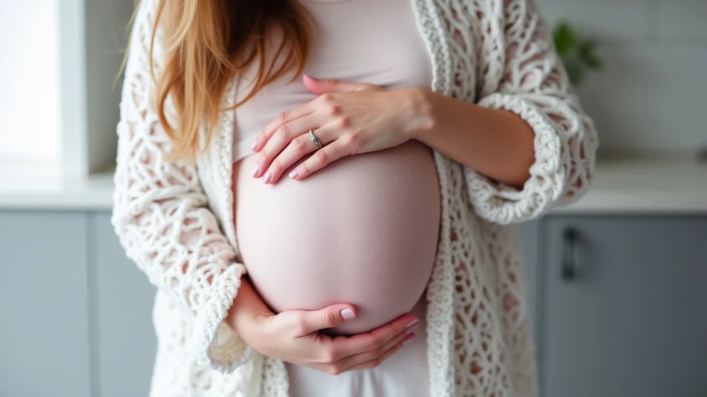 The image shows a graphic explaining the Fragile X blood test for pregnancy.