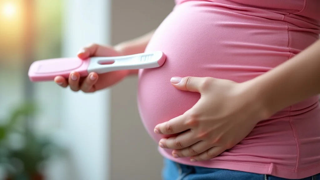 The image shows two positive pregnancy tests side-by-side, demonstrating their effectiveness.