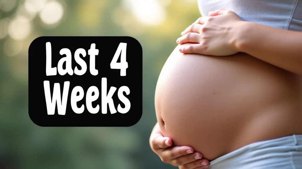 Last 4 Weeks Of Pregnancy Simple Guide
