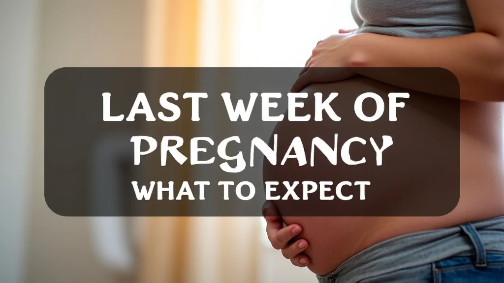 Last Week Of Pregnancy What To Expect