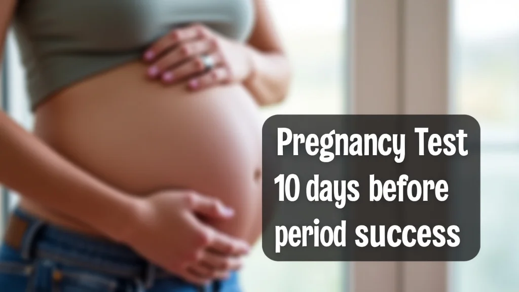 Pregnancy Test 10 Days Before Period Success