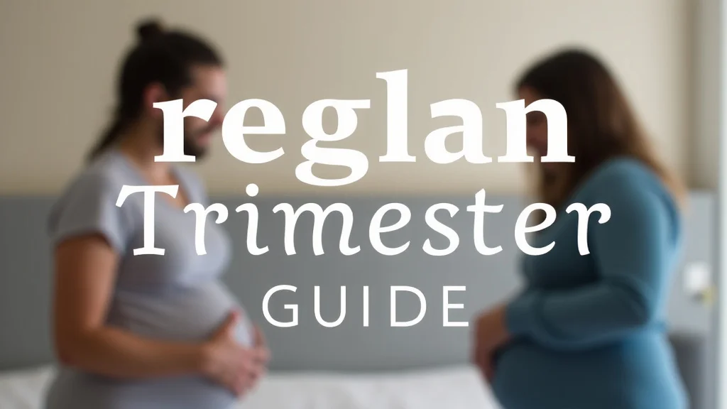 The image shows a pregnant person relaxing, illustrating the Reglan Second Trimester Guide.