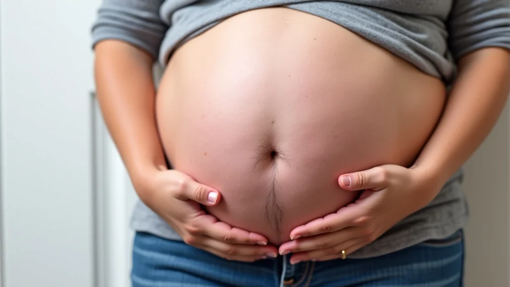 The image shows a visual comparison of second trimester baby sizes to everyday fruits and vegetables.