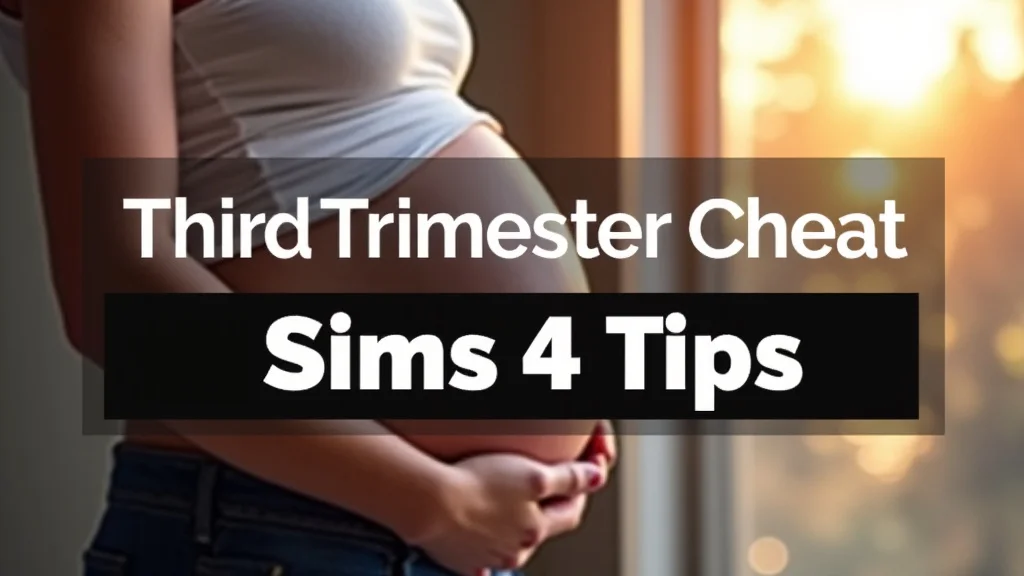 Third Trimester Cheat Sims 4 Tips