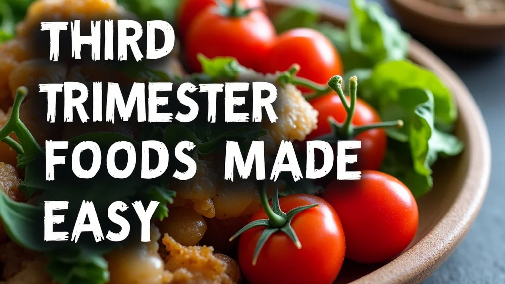 Third Trimester Foods To Eat Made Easy