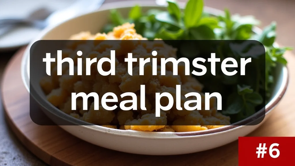 Third Trimester Meal Plan Guide