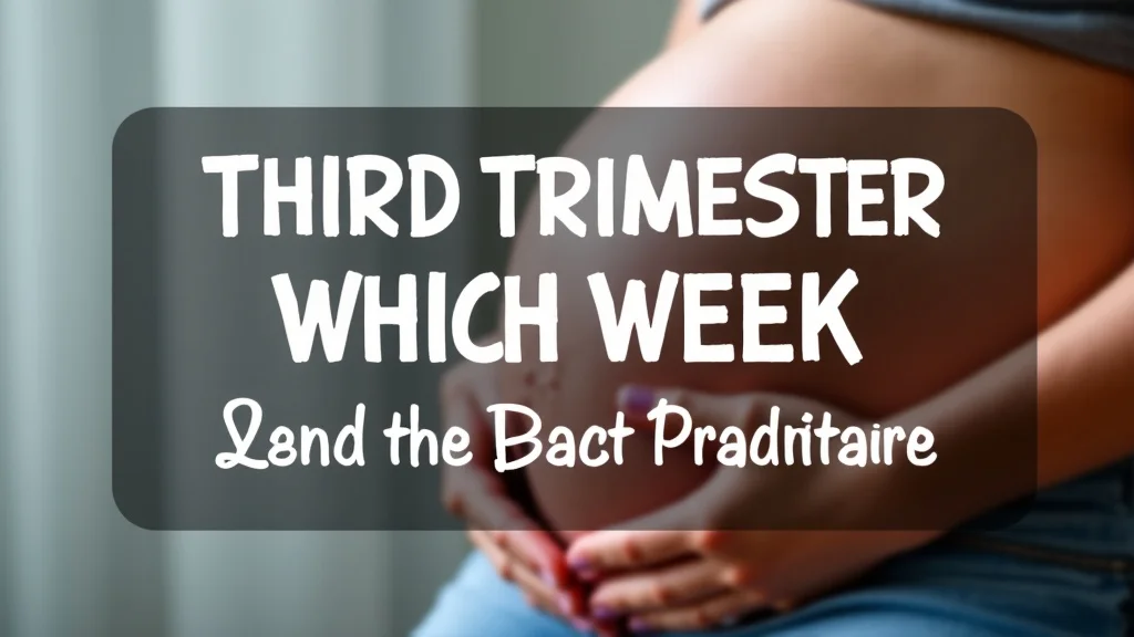 Third Trimester Starts From Which Week Explained