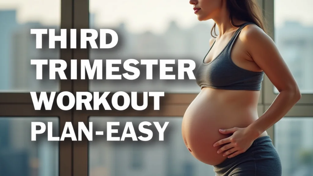 Third Trimester Workout Plan Easy Guide