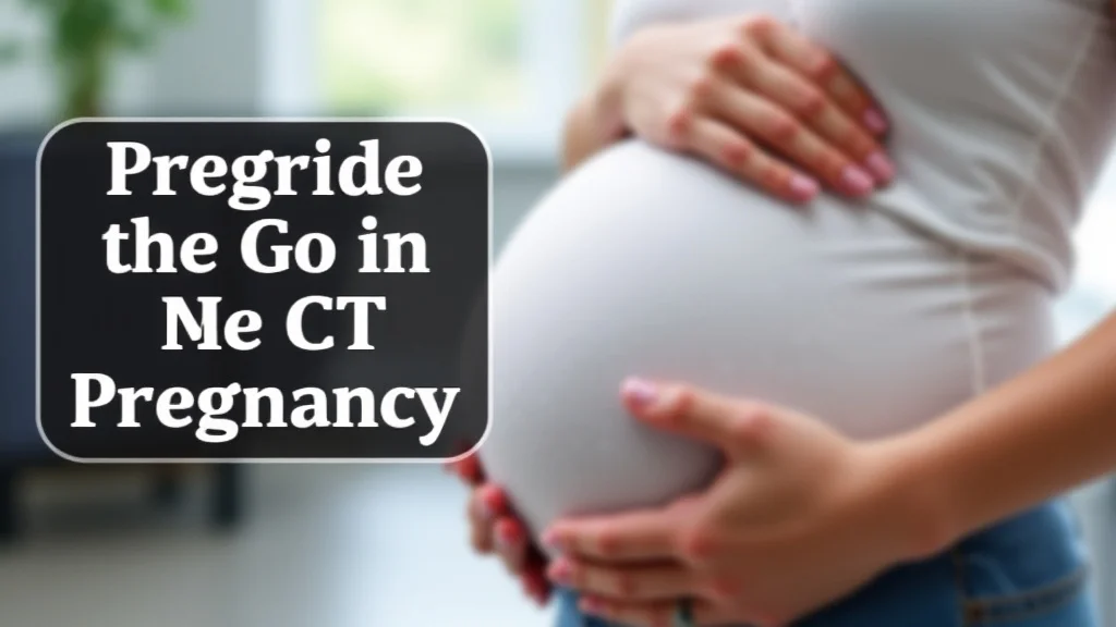The image shows a close-up of a pregnancy test stick, highlighting the C and T symbols.
