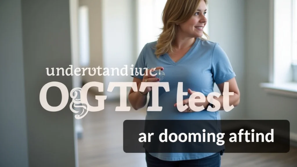 The image shows a pregnant woman undergoing an OGCT test for blood sugar, aiding in understanding the OGCT test in pregnancy.
