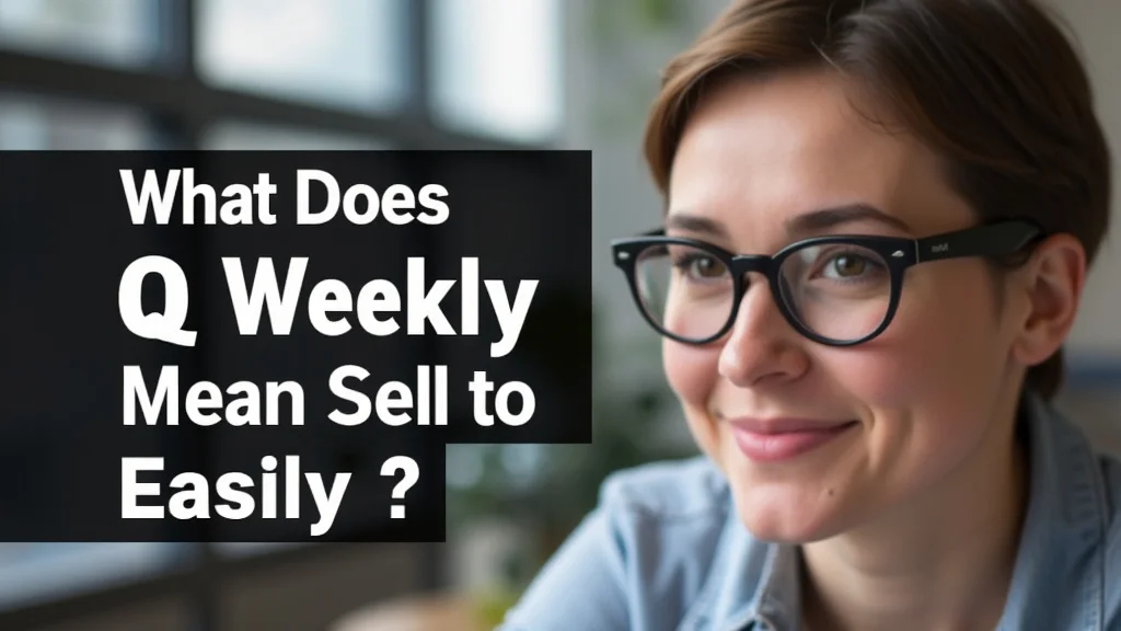 What Does Q Weekly Mean Explained Easily