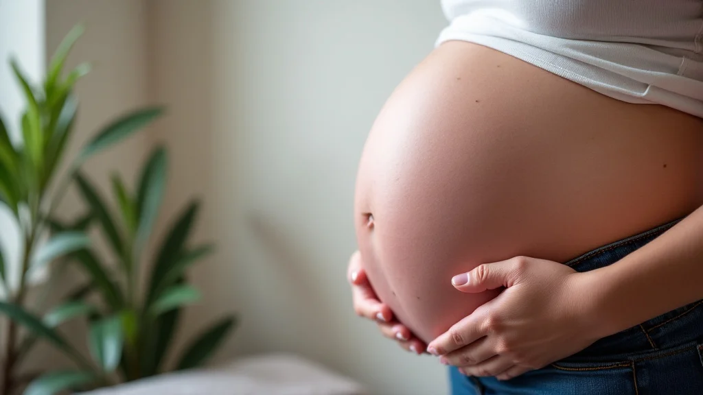 The image shows a woman relaxing, marking the beginning of the second trimester.